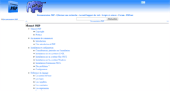 Desktop Screenshot of documentation-php.supportduweb.com